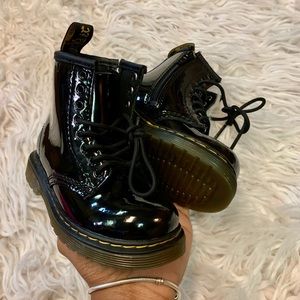 Toddler 7 , Black Dr Martens